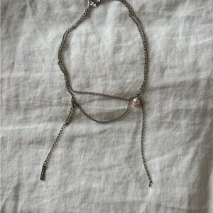 Justine Clenquet Necklace with Pearl Accent